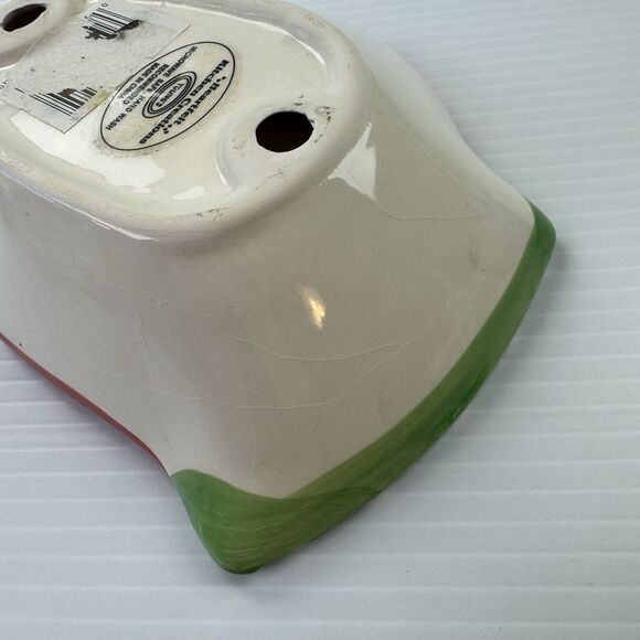 Young’s Heartfelt Kitchen Creations Christmas Mitten Snowflake Dish Ceramic - Picture 7 of 12